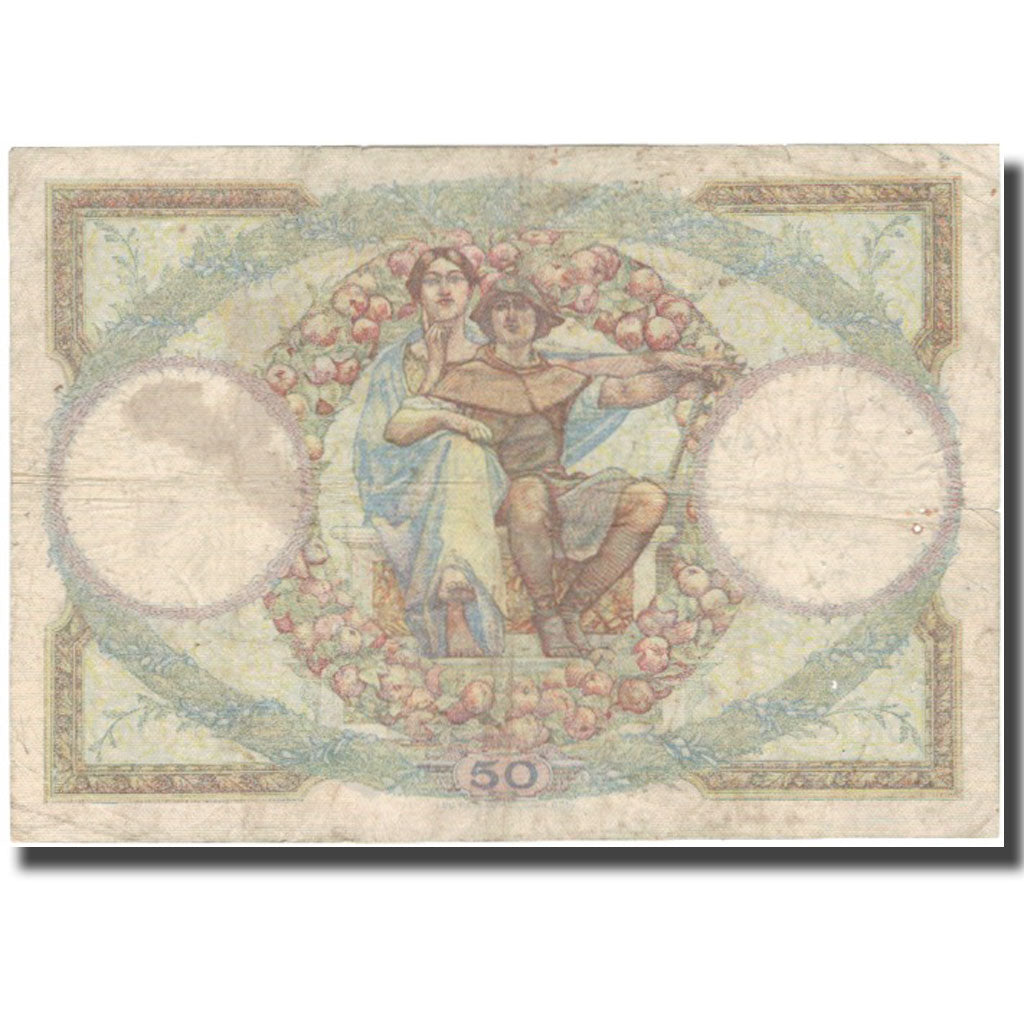 Francia, 50 Francs, Luc Olivier Merson, 1929, 1929-06-18, MB, Fayette:15.2