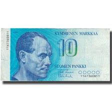 Banknote, Finland, 10 Markkaa, 1986, 1986, KM:113a, F(12-15)