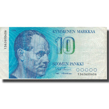 Banknot, Finlandia, 10 Markkaa, 1986, 1986, KM:113a, F(12-15)