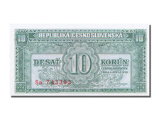 Czechoslovakia, 10 Korun, 1950, KM #69a, 1950-04-04, UNC(65-70), Sa.743393