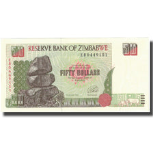 Nota, Zimbabué, 50 Dollars, 1994, 1994, KM:8a, UNC(64)