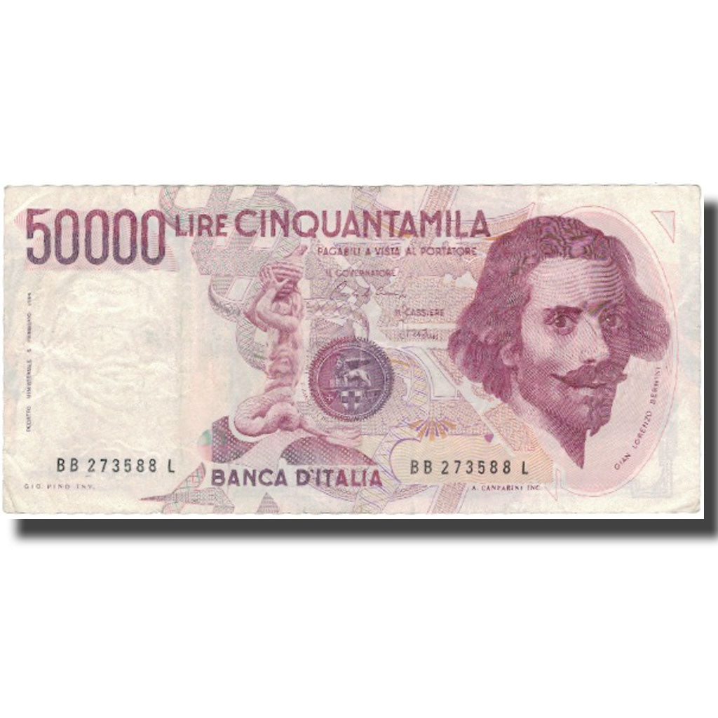 Banknote, Italy, 50,000 Lire, 1984, 1984-02-06, KM:113a, VF(30-35)