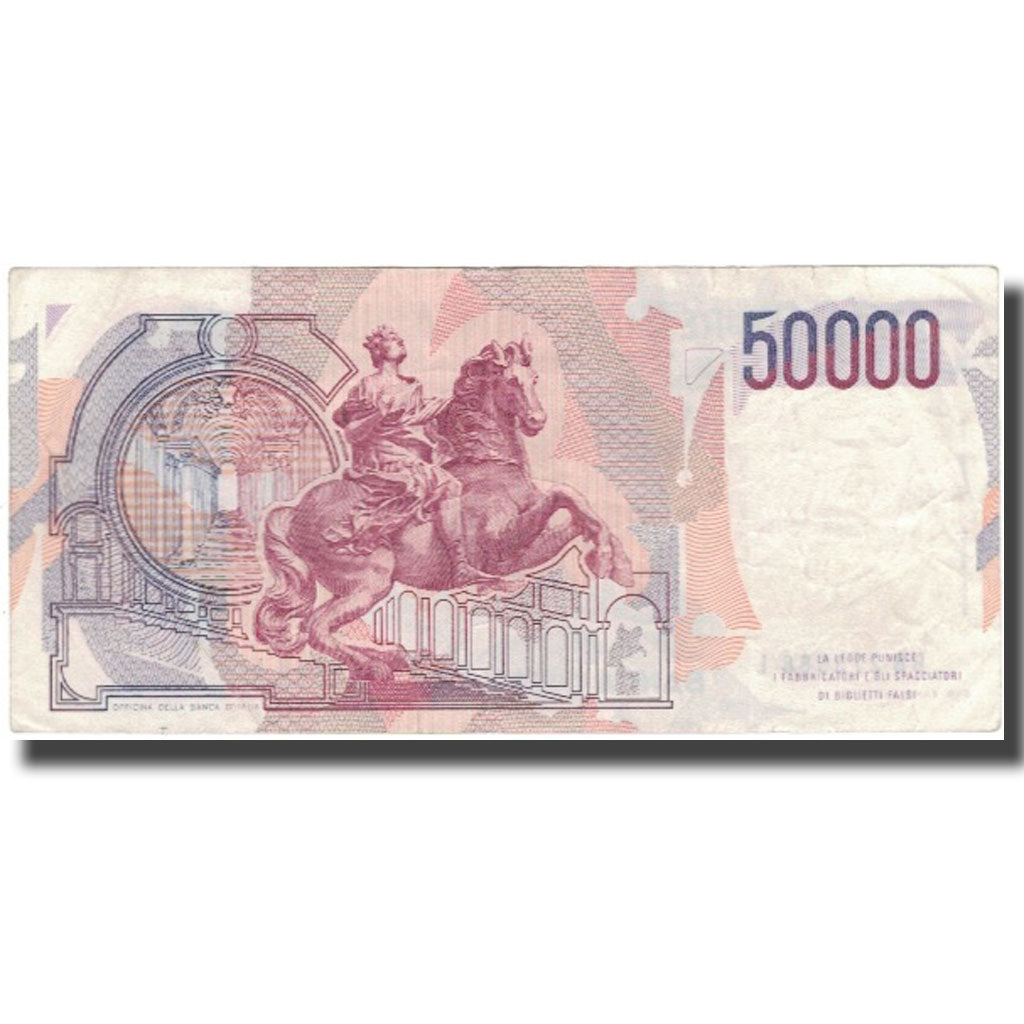 Banknote, Italy, 50,000 Lire, 1984, 1984-02-06, KM:113a, VF(30-35)