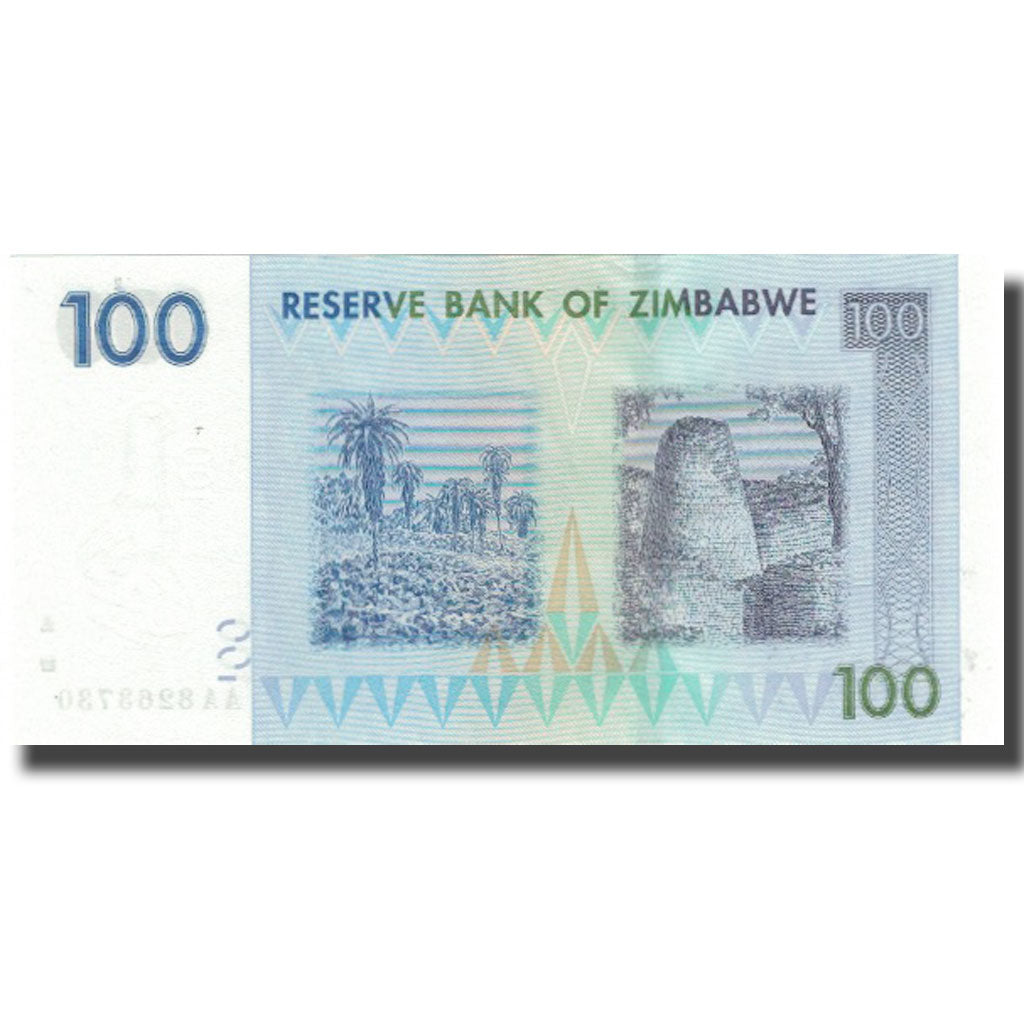 Biljet, Zimbabwe, 100 Dollars, 2007, 2007, KM:69, SPL+