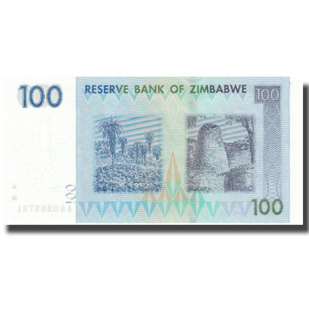 Banconote, Zimbabwe, 100 Dollars, 2007, 2007, KM:69, SPL+