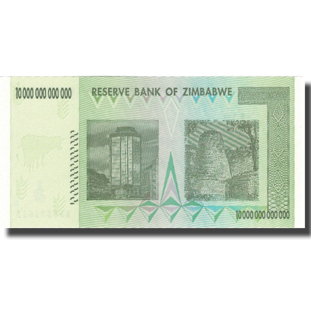 Banconote, Zimbabwe, 10 Trillion Dollars, 2008, 2008, KM:88, SPL+