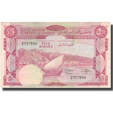 Banknote, Yemen Democratic Republic, 5 Dinars, Undated (1965), KM:4b, VF(30-35)