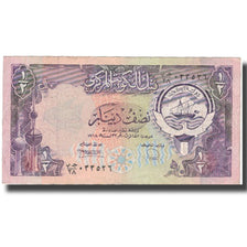 Banknote, Kuwait, 1/2 Dinar, L.1968, 1992, KM:18, VF(30-35)