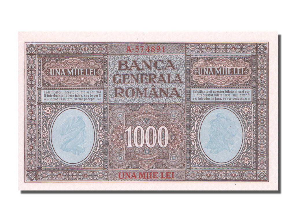 Romania, 1000 Lei, KM #M8, UNC(65-70), A.574891