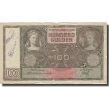Banknote, Netherlands, 100 Gulden, 1930, 1944, KM:51a, F(12-15)