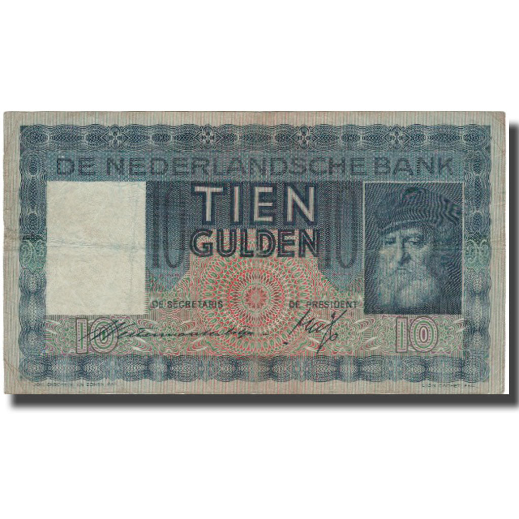 Biljet Nederland 10 Gulden 1934 1934 06 16 KM 49 TB Numiscorner biljet-nederland-10-gulden-1934-1934-06-16-km-49-tb-numiscorner