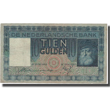 Banconote, Paesi Bassi, 10 Gulden, 1934, 1934-06-16, KM:49, MB+