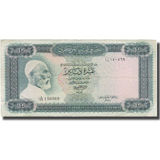 Banknote, Libya, 10 Dinars, KM:37b, VF(30-35)
