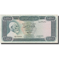 Nota, Líbia, 10 Dinars, KM:37b, VF(30-35)