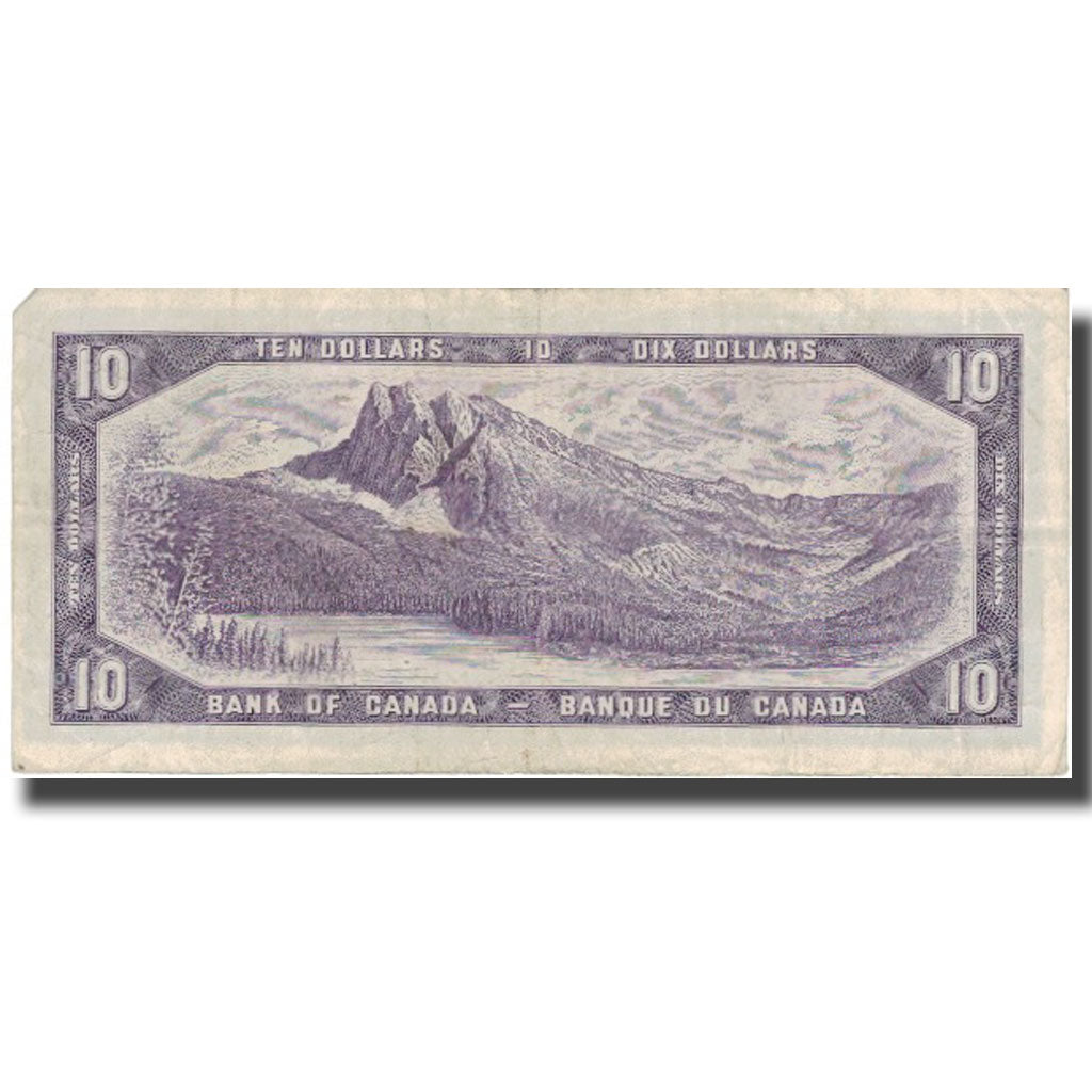 Banconote, Canada, 10 Dollars, 1954, 1954, KM:79b, MB