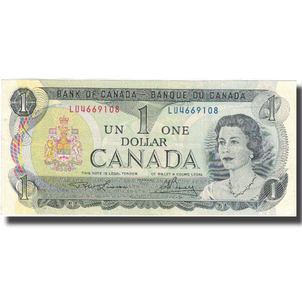 Banknote, Canada, 1 Dollar, 1973, 1973, KM:85a, AU(55-58)