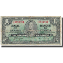 Banknote, Canada, 1 Dollar, 1937, 1937-01-02, KM:58e, F(12-15)