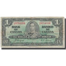 Billete, 1 Dollar, 1937, Canadá, 1937-01-02, KM:58e, RC+
