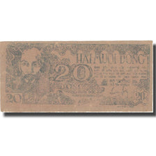Banconote, Vietnam, 20 D<ox>ng, Undated (1948), KM:24x, MB+