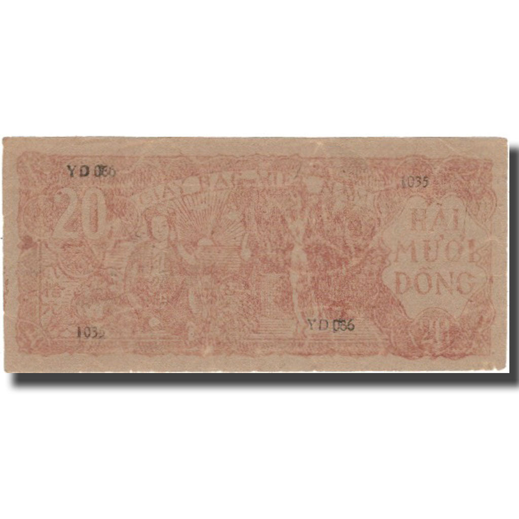 Banknote, Vietnam, 20 D<ox>ng, Undated (1948), KM:24x, VF(30-35)