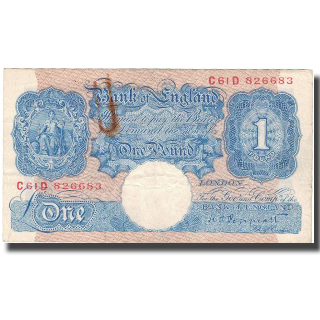 Geldschein, Großbritannien, 1 Pound, ND (1940-48), KM:367a, S