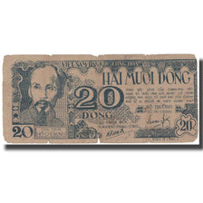 Banknot, Wietnam, 20 D<ox>ng, Undated (1948), KM:24a, VF(20-25)