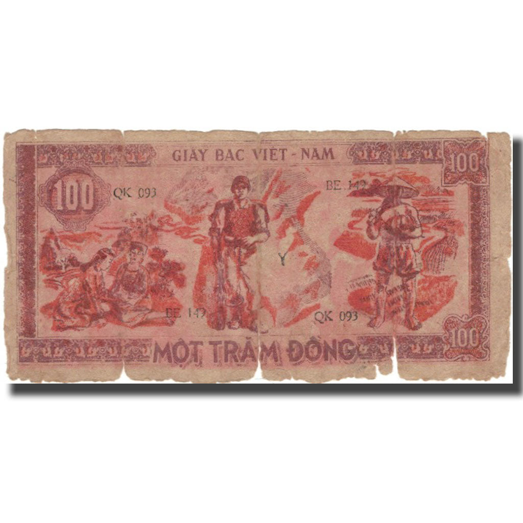 Banknote, Vietnam, 100 D<ox>ng, Undated (1948), KM:28x, VF(20-25)