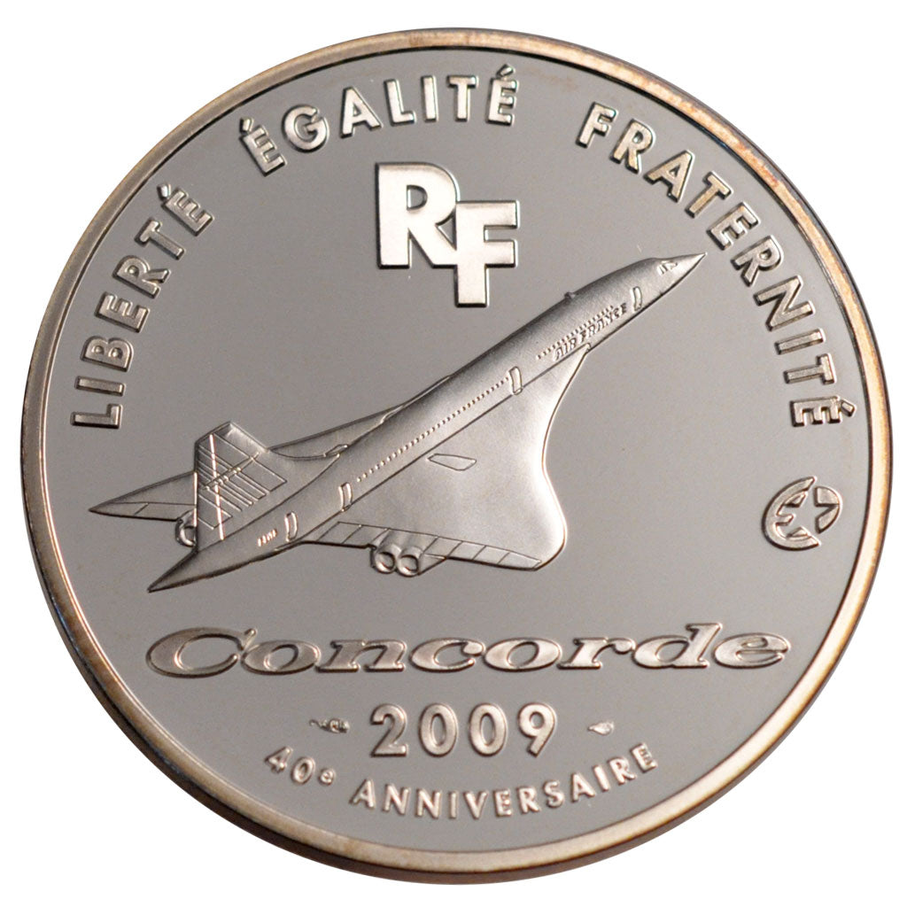 France, 10 Euro, 2009, MS(65-70), Silver, 22.20