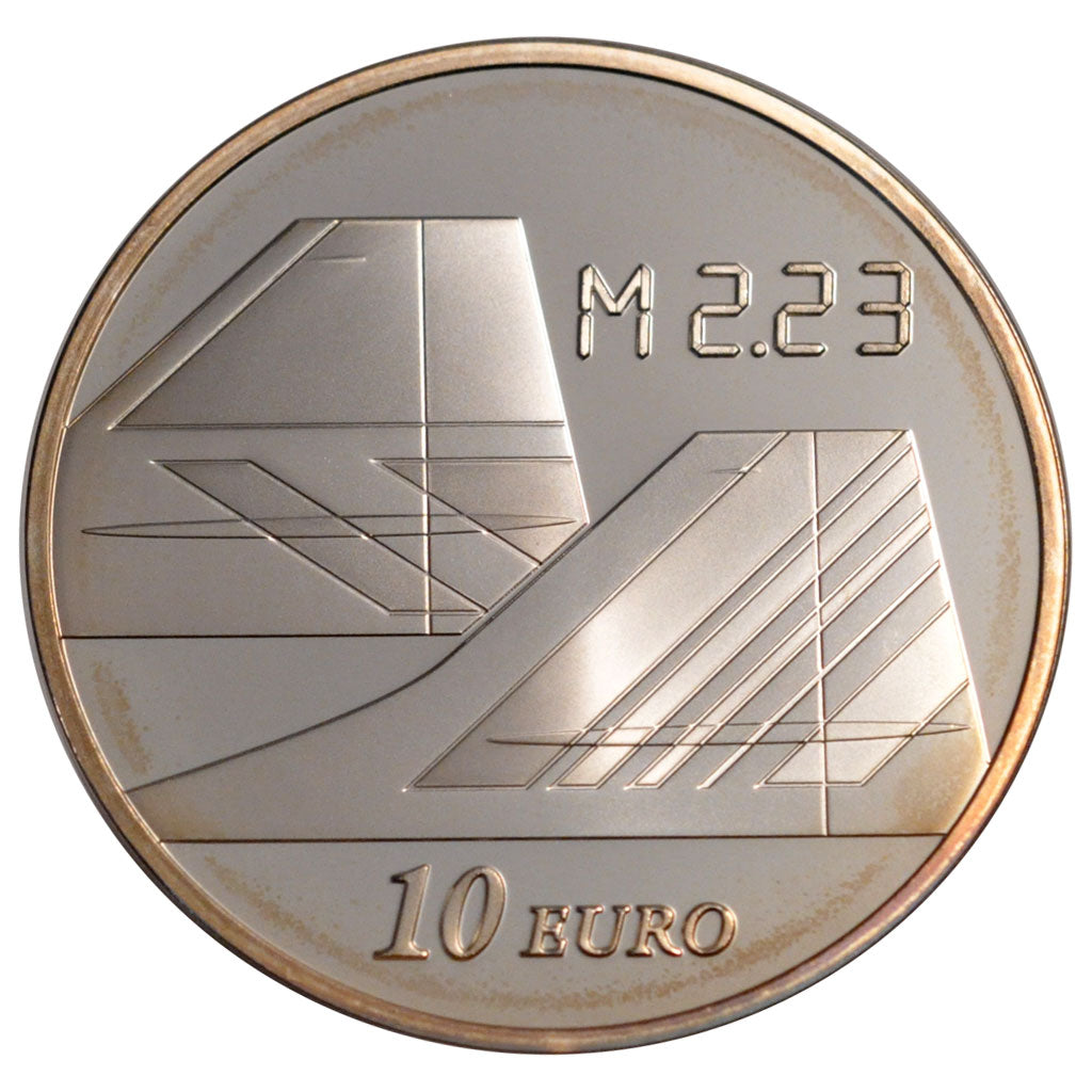 France, 10 Euro, 2009, MS(65-70), Silver, 22.20