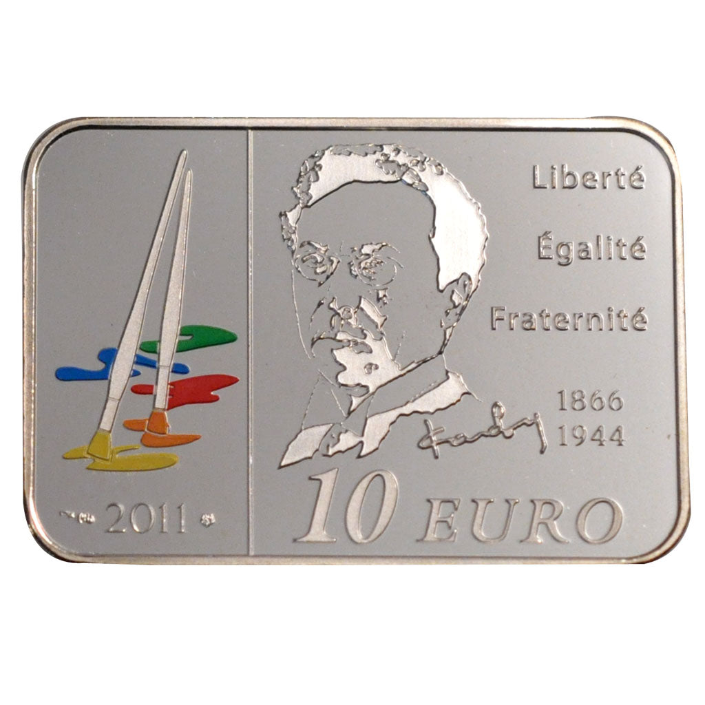 FRANCE, 10 Euro, 2011, Paris, KM #1819, MS(65-70), Silver, 30x21, 15.00