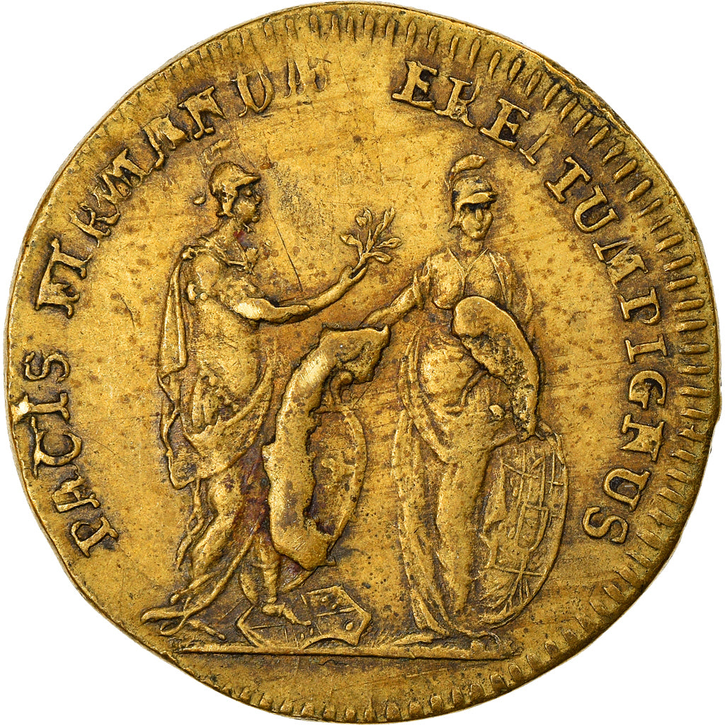 França, Token, Luís XV, Prise de Fontarabie, AU(50-53), Latão