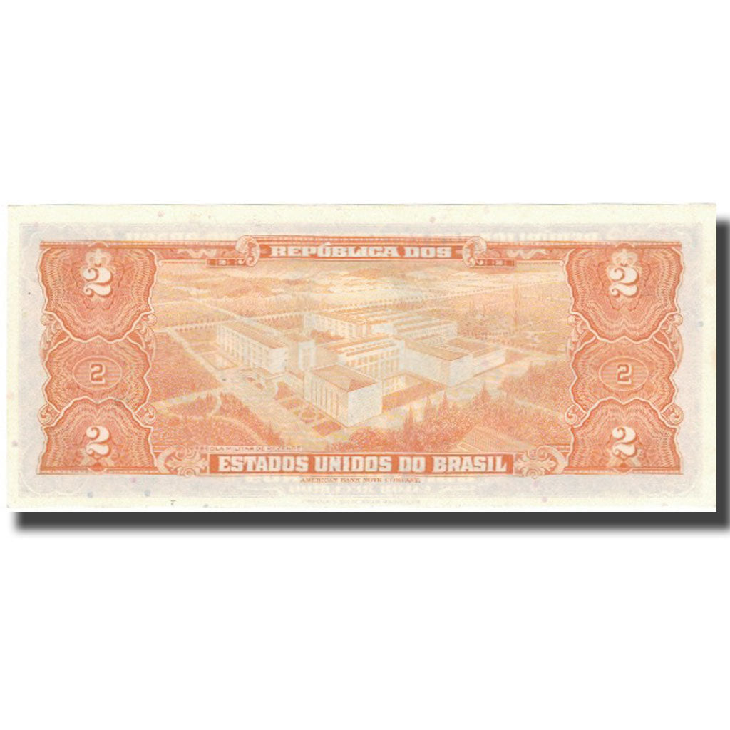 Nota, Brasil, 2 Cruzeiros, Undated (1956-58), KM:157Ac, AU(55-58)