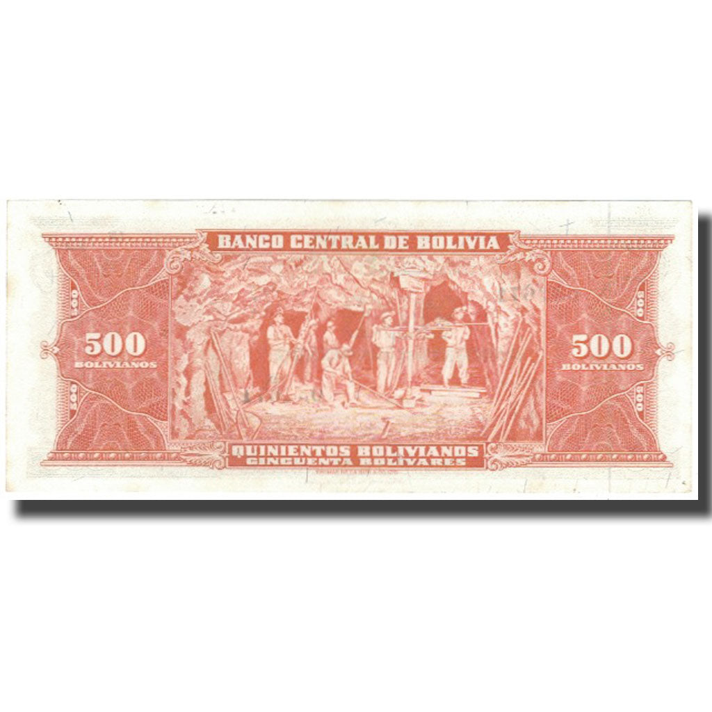 Billete, 500 Bolivianos, 1945, Bolivia, 1945-12-20, KM:148, SC
