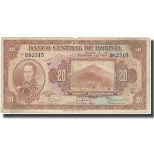 Billete, 20 Bolivianos, 1928, Bolivia, 1928-07-20, KM:122a, BC
