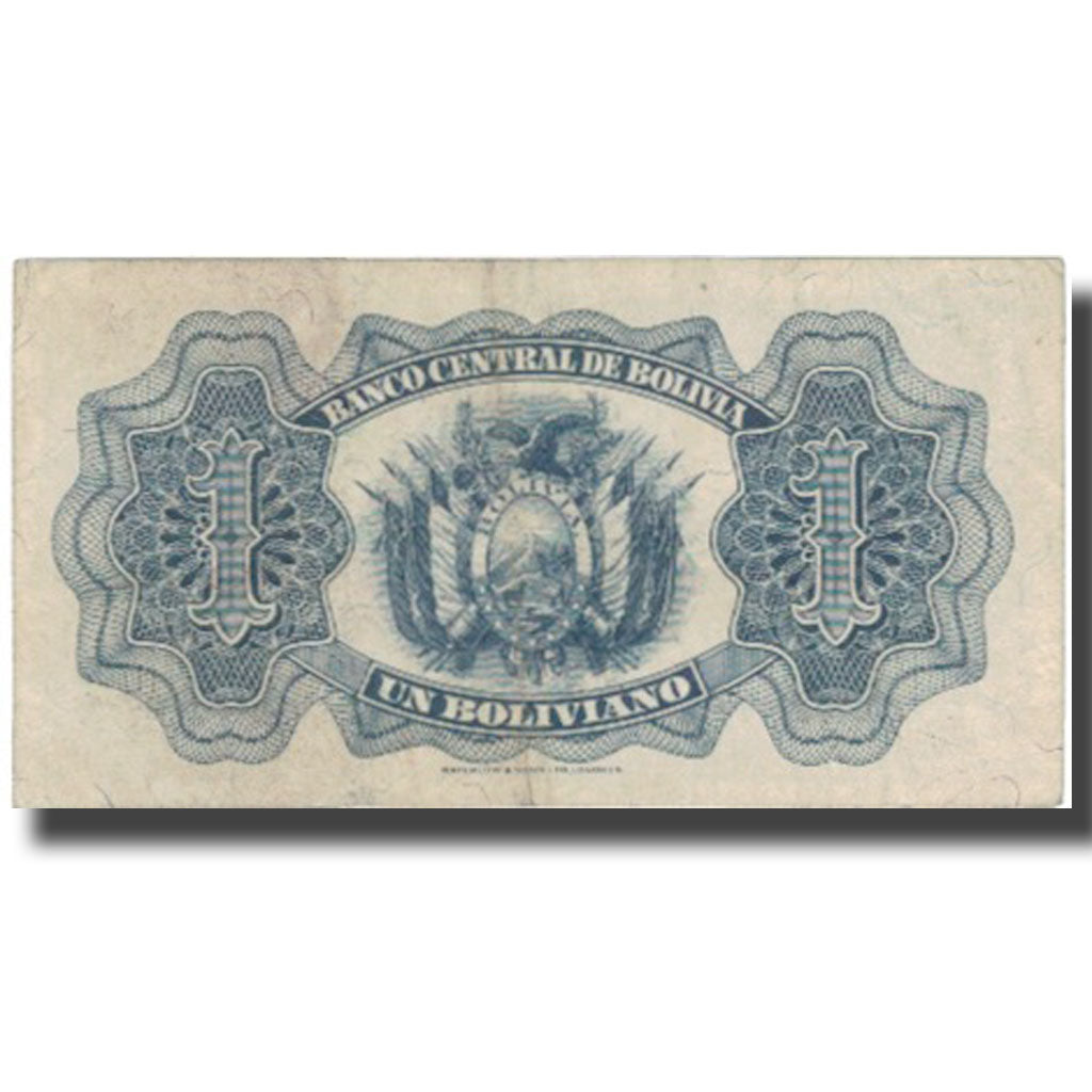 Billet, Bolivie, 1 Boliviano, 1928, 1928-07-20, KM:128c, TTB