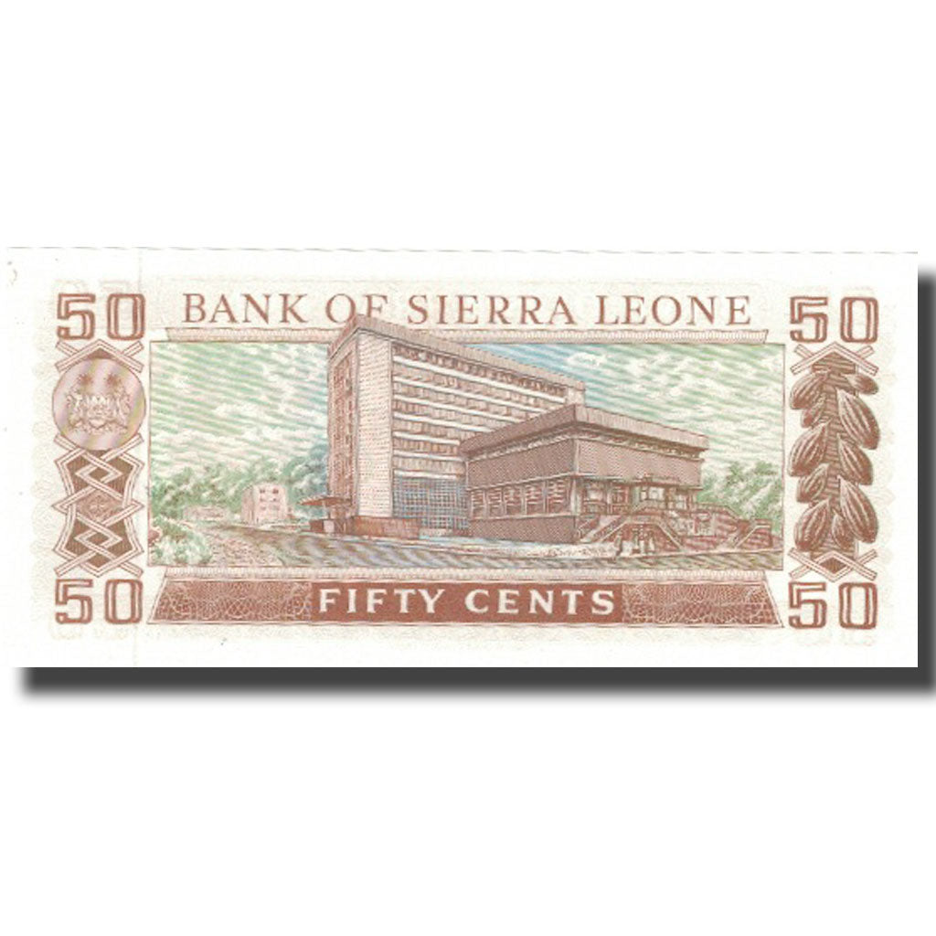 Banknote, Sierra Leone, 50 Cents, 1984, 1984-08-04, KM:4e, UNC(63)