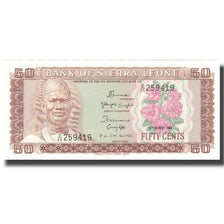 Banknote, Sierra Leone, 50 Cents, 1984, 1984-08-04, KM:4e, UNC(63)