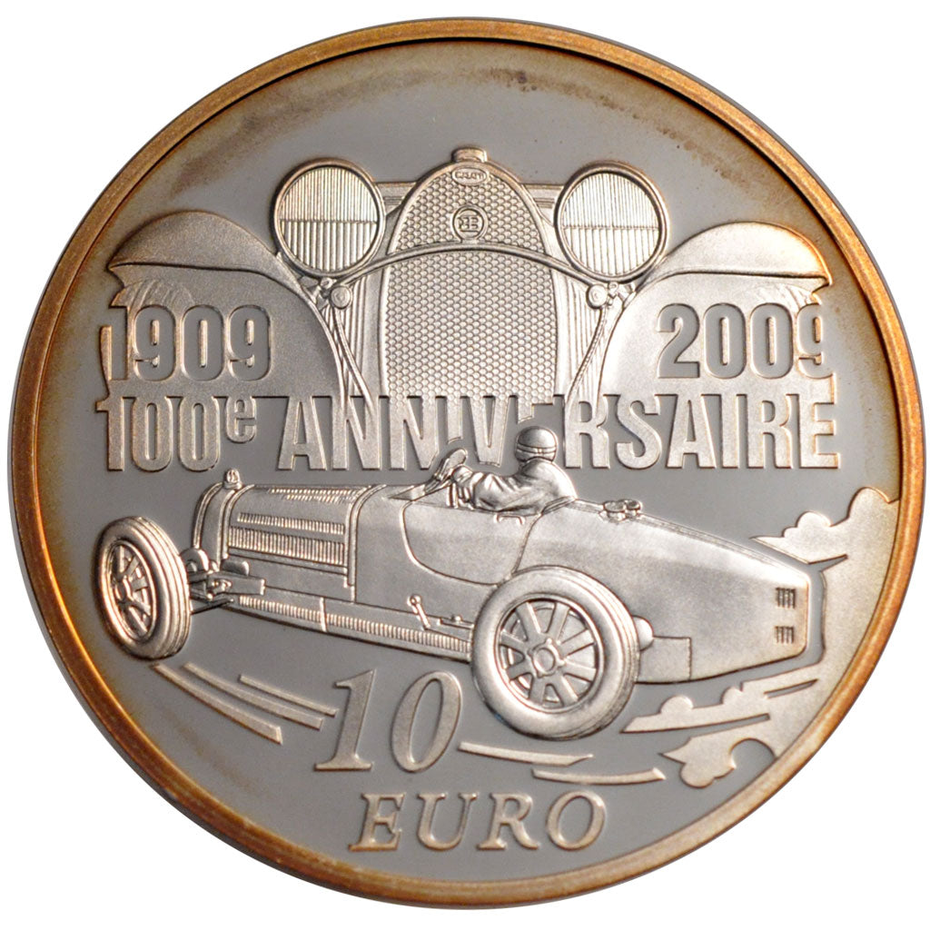 France, 10 Euro, 2009, MS(65-70), Silver, 22.20