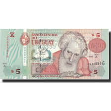 Geldschein, Uruguay, 5 Pesos Uruguayos, 1998, 1998, KM:80a, VZ+