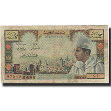 Geldschein, Marokko, 5 Dirhams, Undated (1963), KM:53b, S