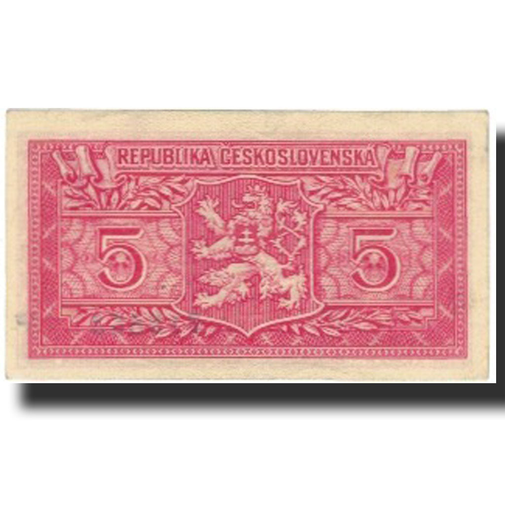 Banknote, Czechoslovakia, 5 Korun, 1949, 1949-01-25, KM:59a, EF(40-45)