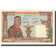Billete, 100 Kip, 1957, Lao, Undated (1957), KM:6a, SC+