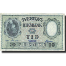 Banknote, Sweden, 10 Kronor, 1959, 1959, KM:43g, EF(40-45)