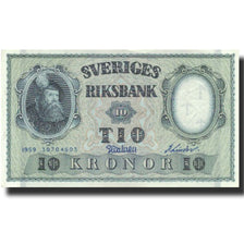 Banknote, Sweden, 10 Kronor, 1959, 1959, KM:43g, EF(40-45)