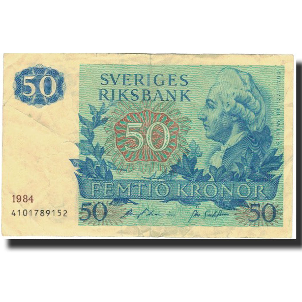 Banknote, Sweden, 50 Kronor, 1984, 1984, KM:53d, VF(20-25)
