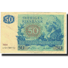 Banknote, Sweden, 50 Kronor, 1984, 1984, KM:53d, VF(20-25)