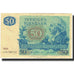 Banknote, Sweden, 50 Kronor, 1984, 1984, KM:53d, VF(20-25)
