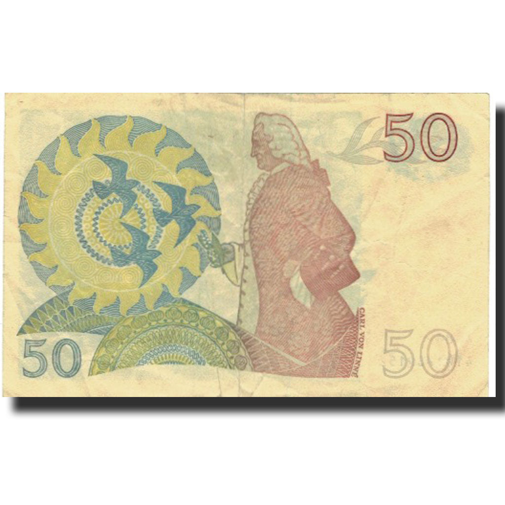 Banknote, Sweden, 50 Kronor, 1984, 1984, KM:53d, VF(20-25)