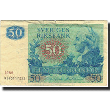 Banknote, Sweden, 50 Kronor, 1989, 1989, KM:53d, VG(8-10)