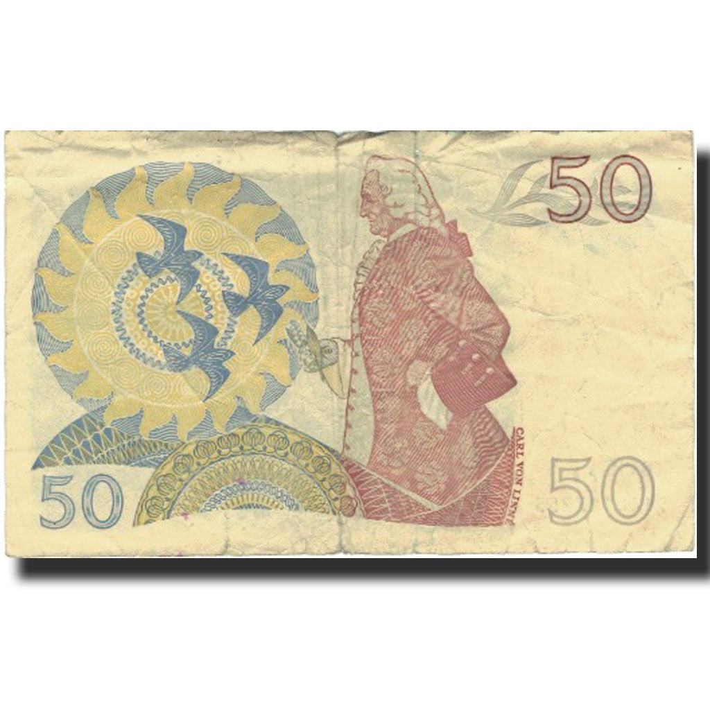 Banknote, Sweden, 50 Kronor, 1989, 1989, KM:53d, VG(8-10)